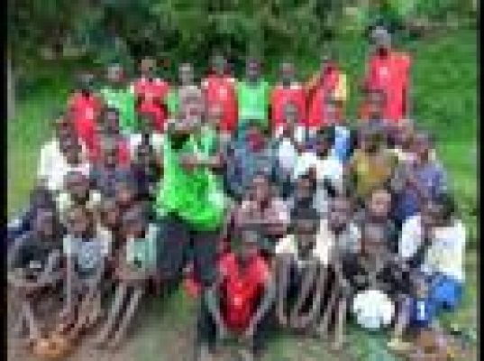 Los niños del Congo con el Athletic