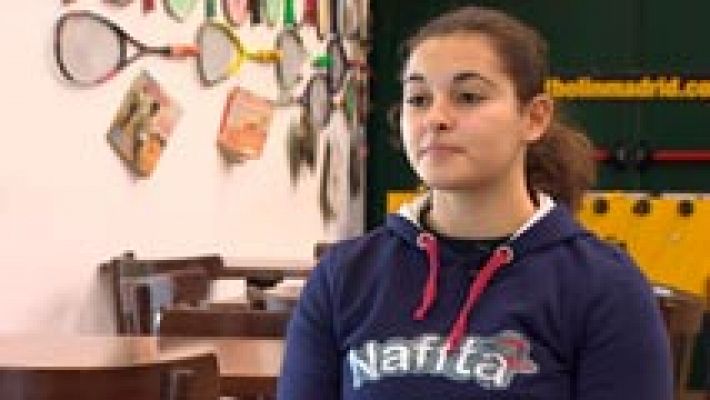 Cristina Gómez, la gran esperanza del squash español