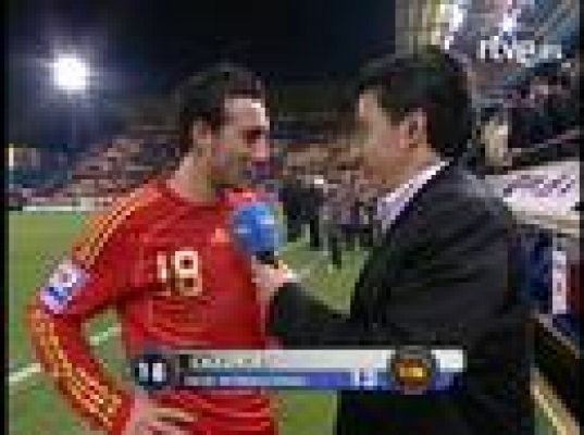 Cazorla marca con España