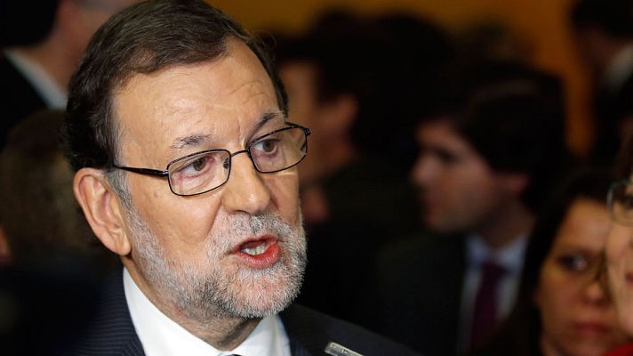 Telediario 1 - Rajoy habla con un falso Puigdemont