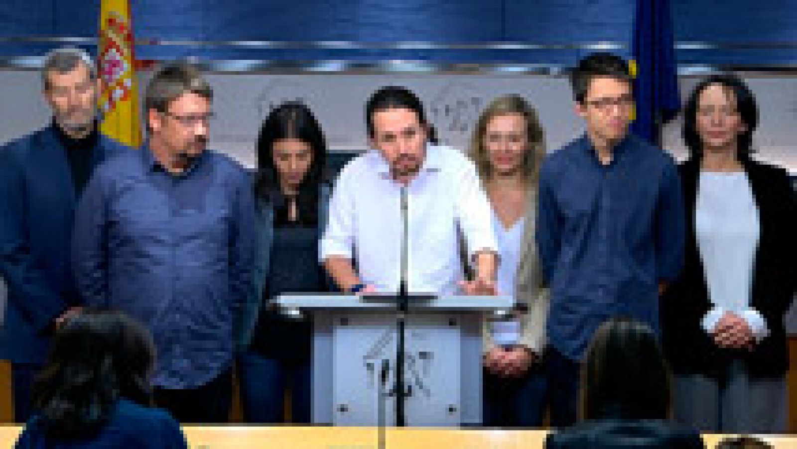 El Gobierno que propone Podemos, con Pedro Sánchez presidente y Pablo Iglesias de vicepresidente