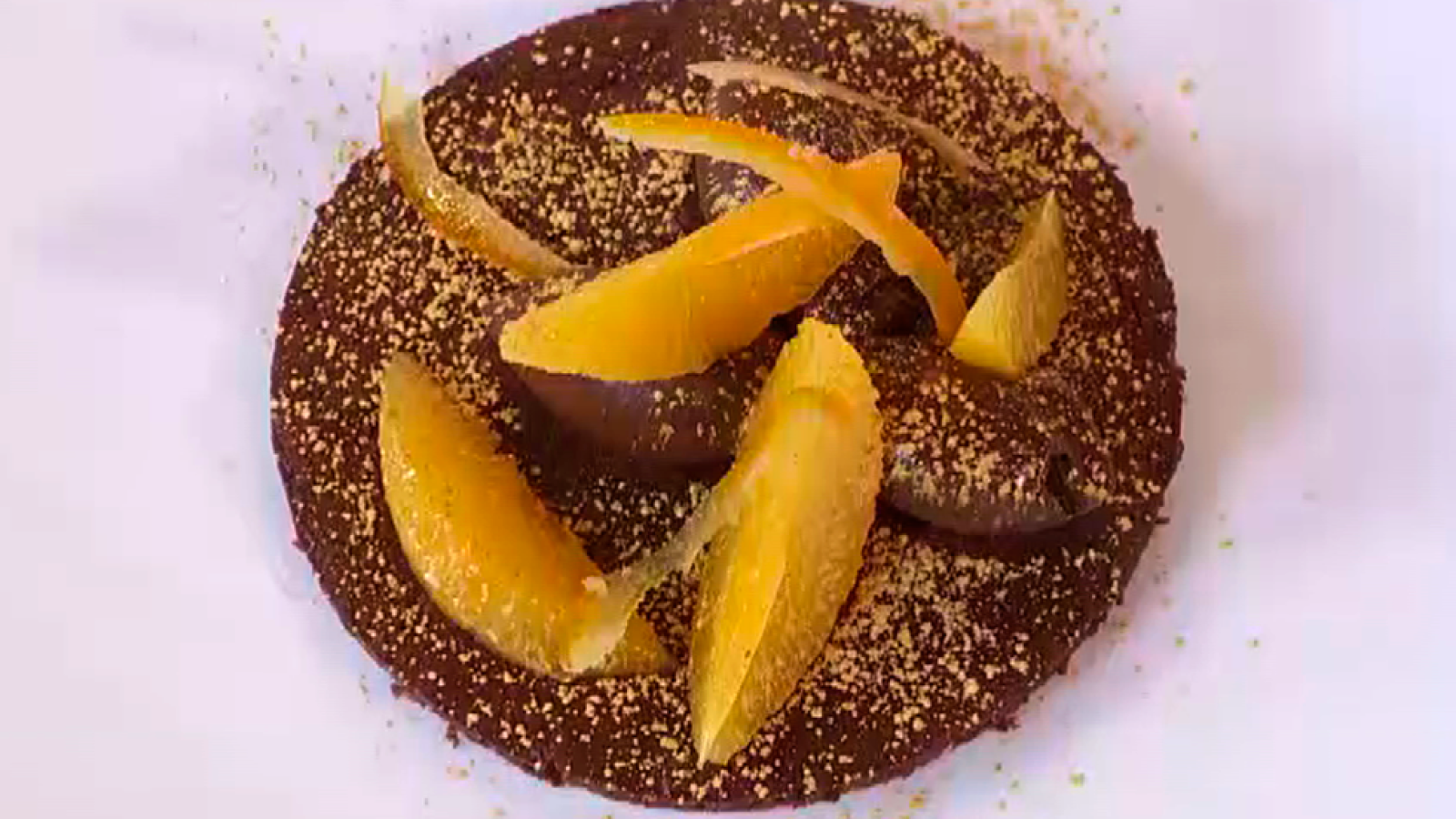 Receta de Tarta de chocolate y naranja