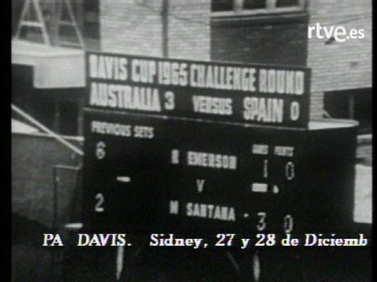 Deportes en el Archivo de RTVE - Copa Davis 1965: Santana y Arilla