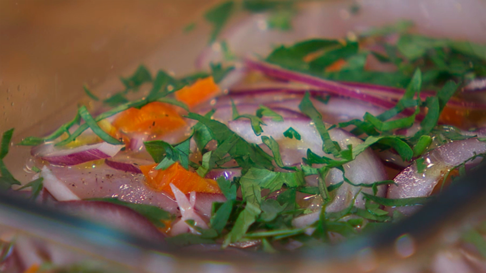 Receta de ceviche de corvina