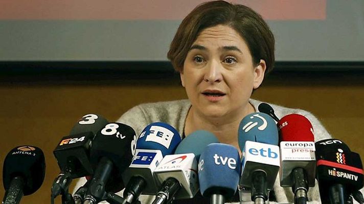 Telediario 1 - Colau anuncio su intención de crear un nuevo partido