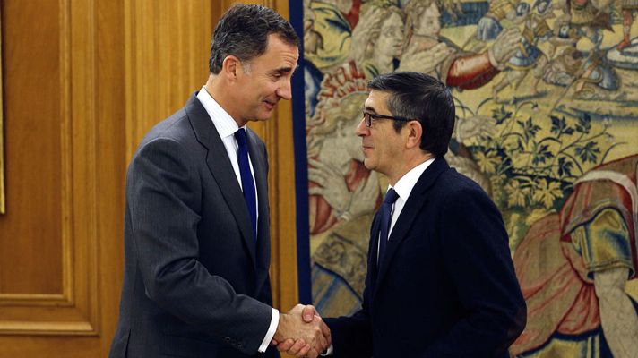 Telediario 1 - El rey recibe la lista de portavoces para una segunda ronda de consultas, de nuevo sin ERC ni Bildu