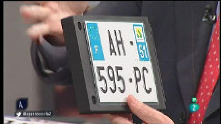 A punto con La 2 - Triángulo señalización para motos