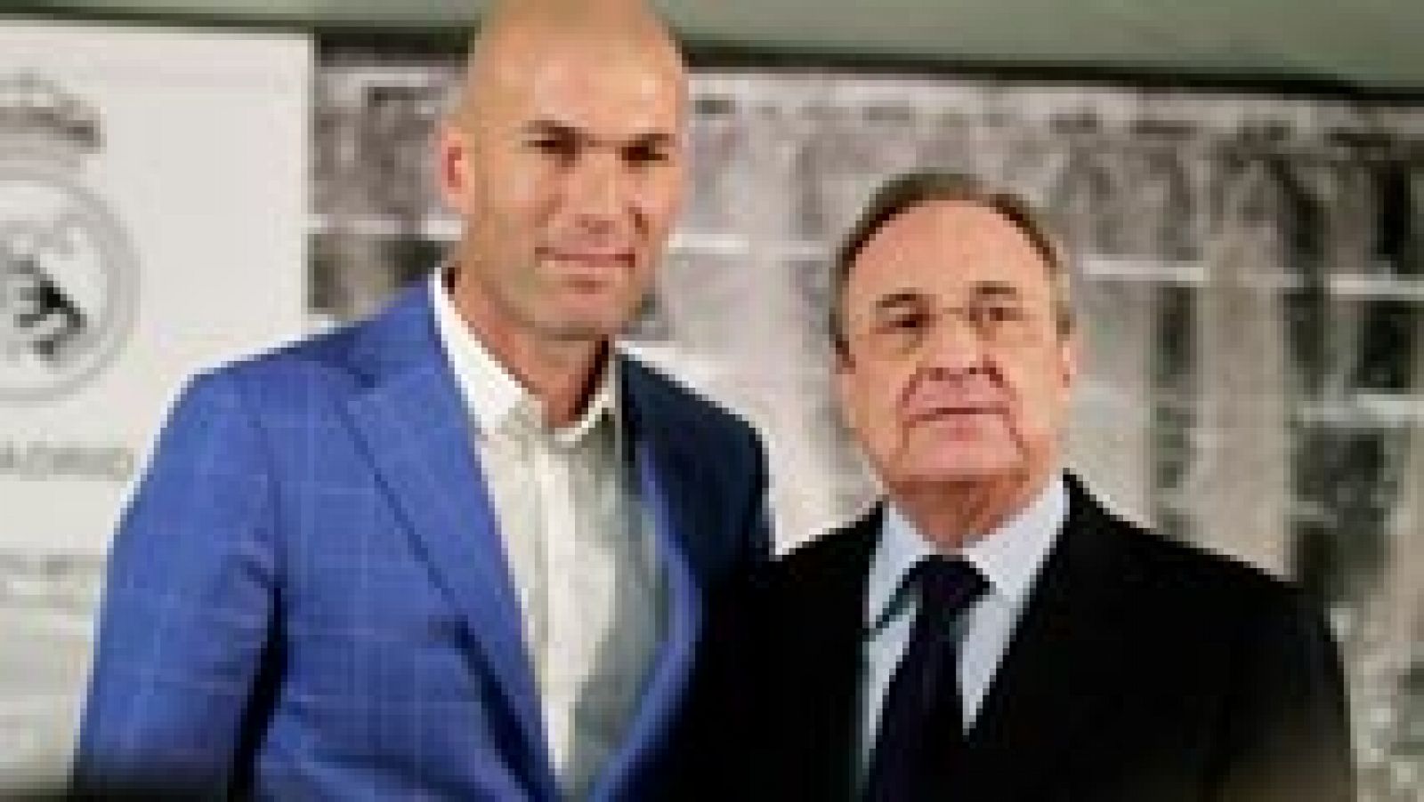 Telediario 1: Florentino Pérez se deshace en elogios hacia Zidane | RTVE Play