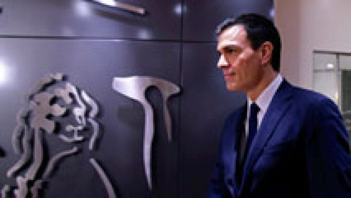 Telediario 1 - Pedro Sánchez está dispuesto a ver a Rajoy, pero rechaza su apoyo en autonomías y ayuntamientos