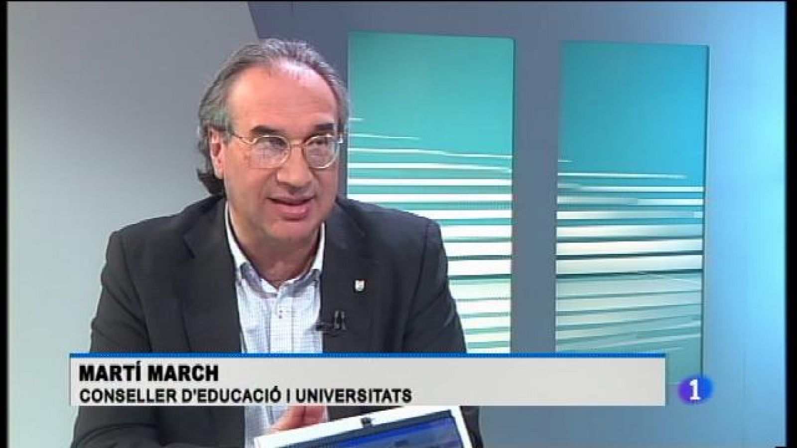 Entrevista amb el conseller d'Educació i Universitat, Martí March