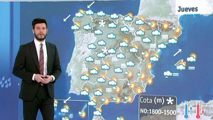 El tiempo - Lluvias y bajada de temperaturas en el noroeste