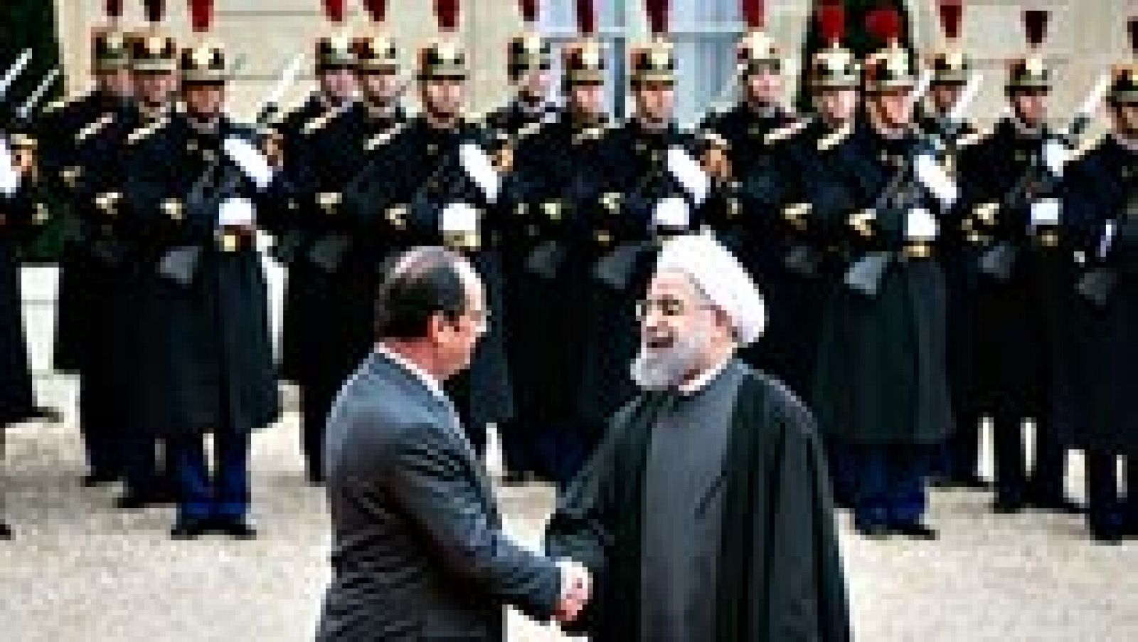 Sin programa: Francia e Irán han relanzado sus vínculos económicos durante la visita del presidente iraní, Hasán Rohaní, a París | RTVE Play