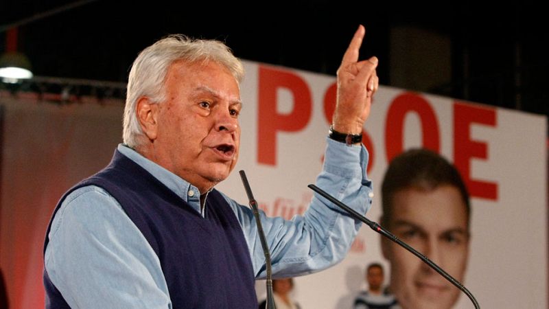 Felipe González asegura que ni PP ni PSOE deben impedir al otro que  gobierne "si ellos mismos no pueden"