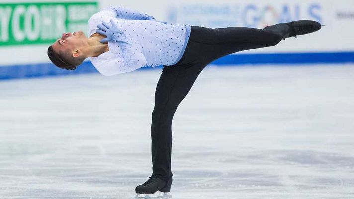 Patinaje sobre hielo - Campeonato de Europa. Programa libre masculino (1)
