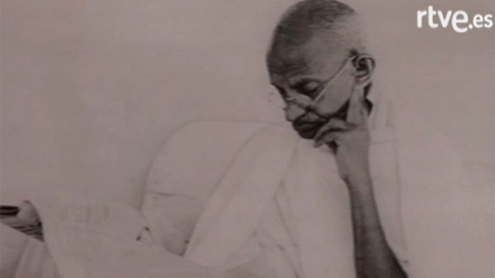 Personajes en el Archivo de RTVE - La memoria de Gandhi