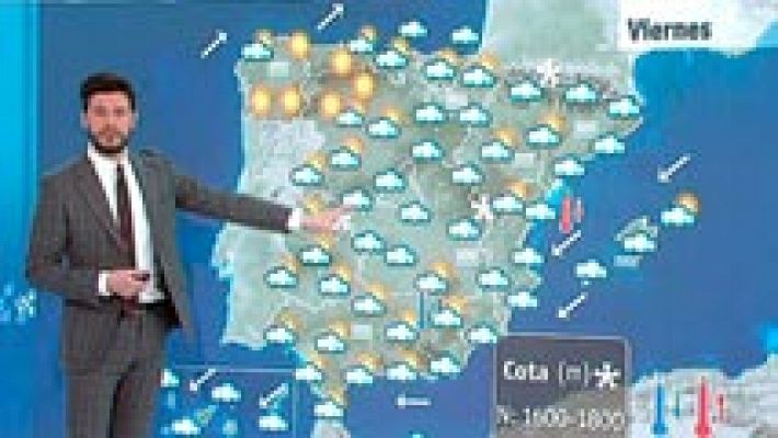 El tiempo - Jornada variable con precipitaciones y nieblas