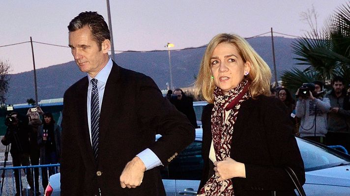 Telediario 1 - La infanta Cristina seguirá en el banquillo como cooperadora necesaria de dos delitos fiscales