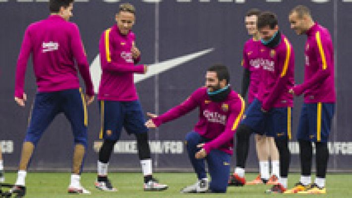 Luis Enrique, ante el Barça-Atleti: "Es un partido importante, pero no definitivo"