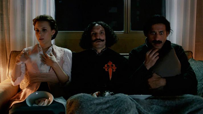 El Ministerio del Tiempo - Velázquez, Amelia y Alonso ven 'Terminator 2'