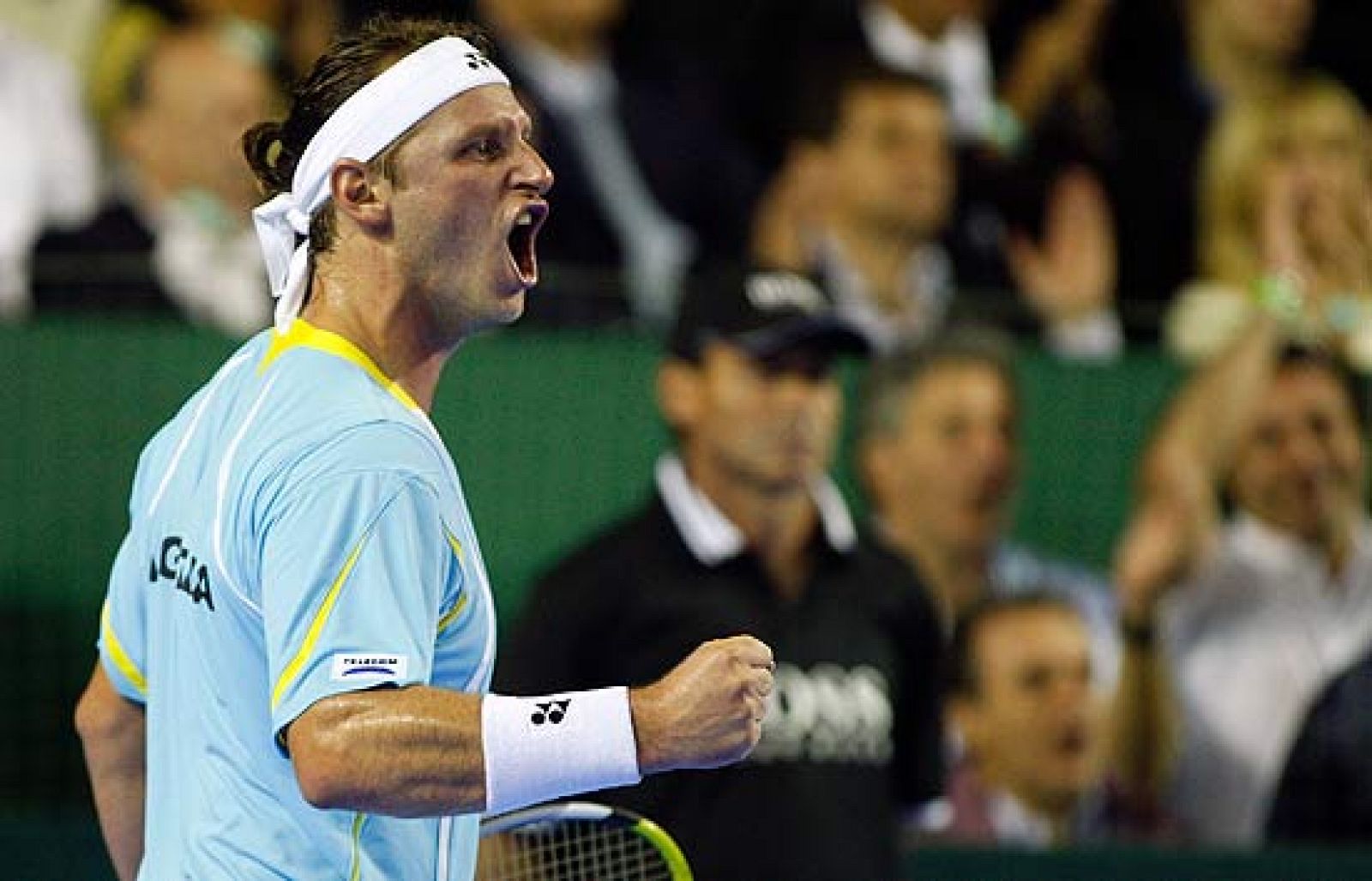 David Nalbandian no ha dado ninguna opción al español David Ferrer, y le ha ganado en tres cómodos sets por 6-3, 6-2 y 6-3.