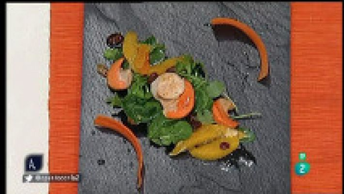 RTVE Cocina - Ensalada de vieiras con vinagreta al cava