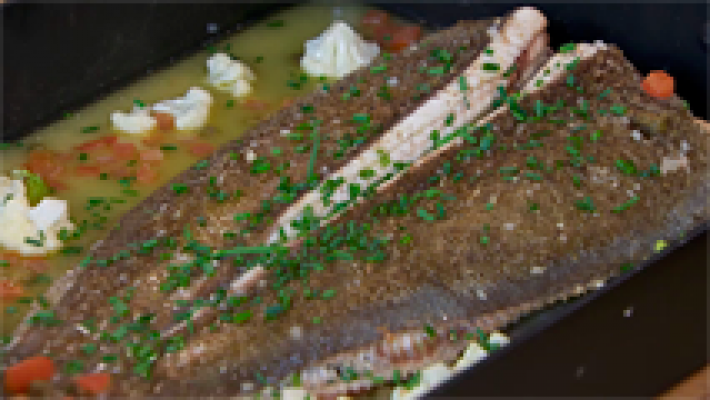 RTVE Cocina - Receta de lenguado con salsa de vino blanco