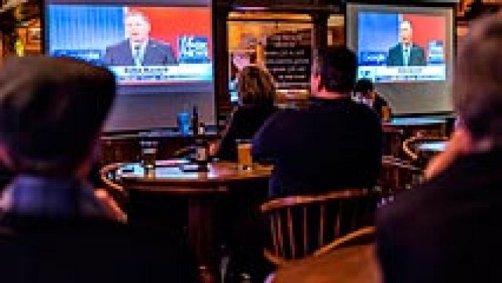 Telediario 1 - Comienza la carrera electoral de las primarias en Estados Unidos