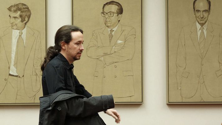 Telediario 1 - Pablo Iglesias reiterará al rey su propuesta de gobierno con PSOE e IU