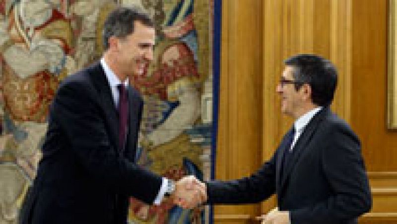 Patxi López comunica que el rey propone a Pedro Sánchez como candidato a la investidura