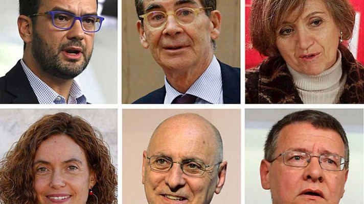 Telediario 1 - El equipo negociador del PSOE para conseguir formar Gobierno