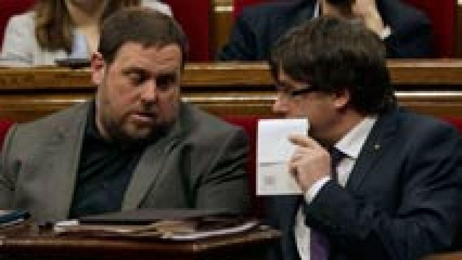 Junts pel Sí y la CUP inician los trámites para crear las tres leyes de "desconexión" | Ver