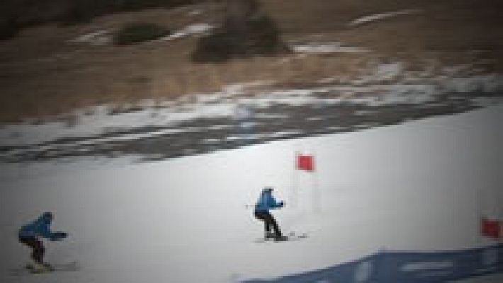 Sin barreras: esquí a ciegas 