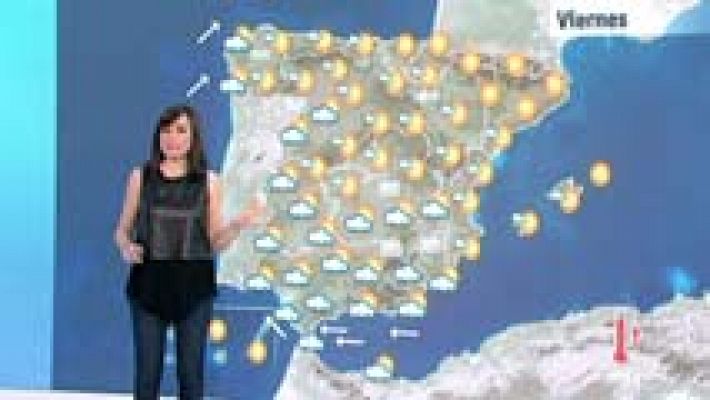 El tiempo - Nubes en el sur y subida de temperaturas en el tercio norte