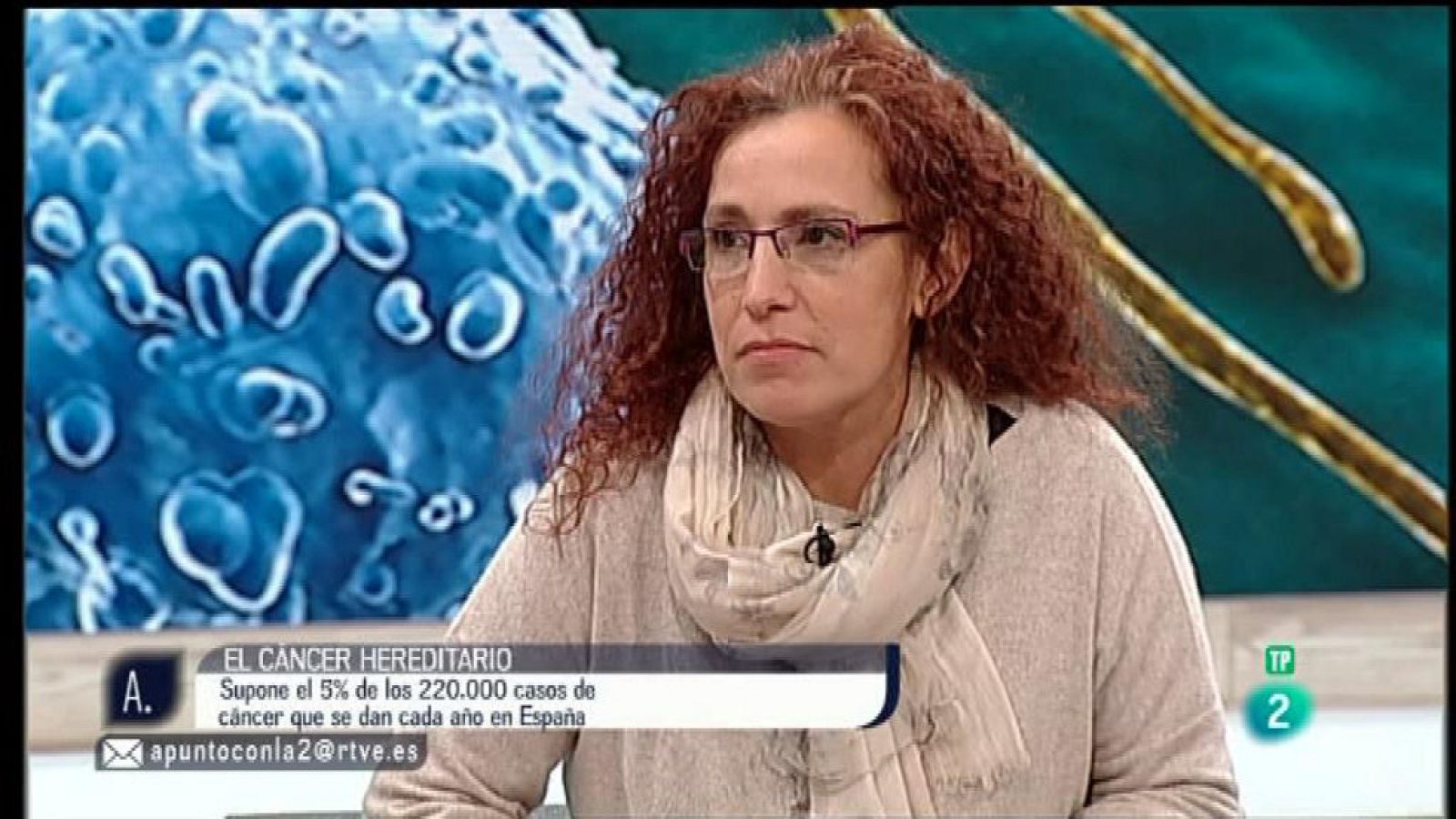 A punto con La 2 - Proyectos solidarios - Cáncer hereditario