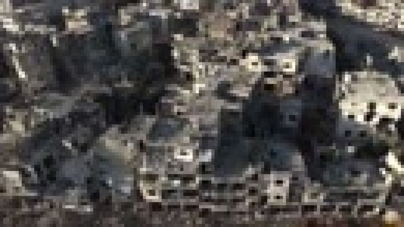 Un dron muestra la devastación en Homs, la 'capital' de la revolución siria