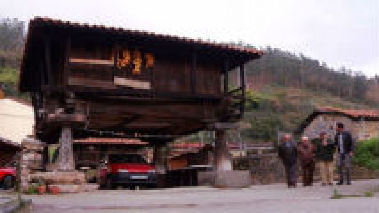 El pueblo de los hórreos