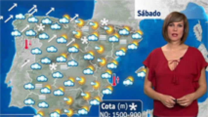 Intensas lluvias en Galicia y viento fuerte en el Cantábrico este sábado