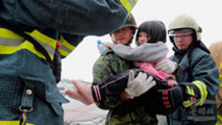 En Taiwán continúan los trabajos de rescate