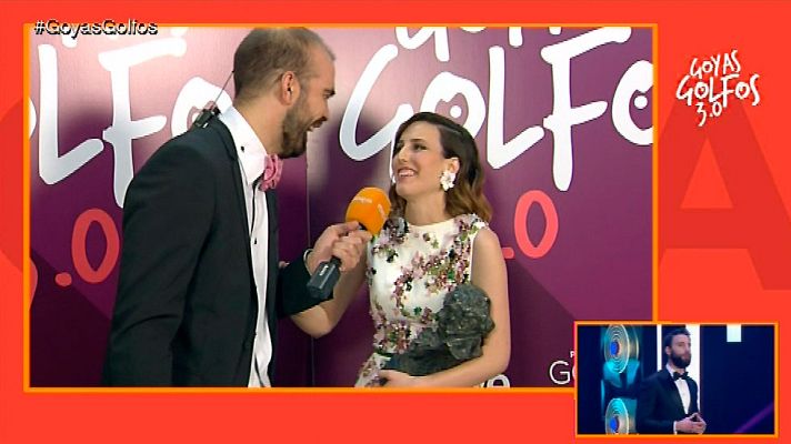 Goyas Golfos - Natalia de Molina termina su discurso en rtve.es