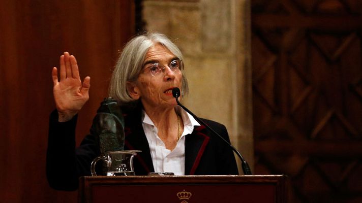 Telediario 1 - Donna Leon recibe el premio Pepe Carvalho