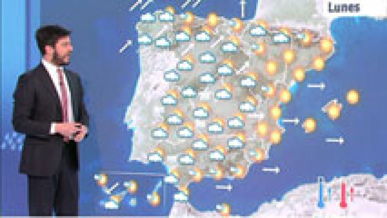 El tiempo: Alerta roja en la costa gallega por temporal marítimo  | RTVE Play