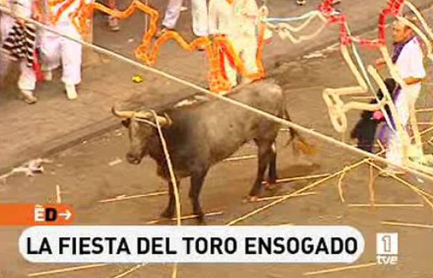 España Directo - La fiesta del toro ensogado