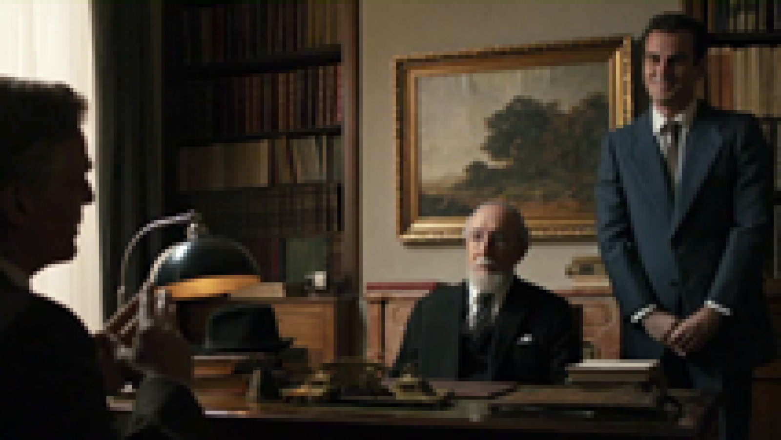 Menézdez Pidal se entrevista con Charlton Heston