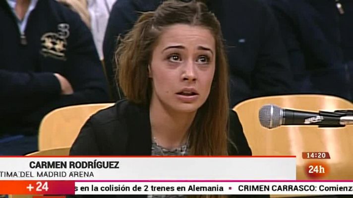 Informativo 24h - Una amiga de las víctimas asegura que le dijeron que en la fiesta del Madrid Arena habría 20.000 personas