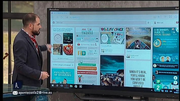 A punto con La 2 - Cómo funciona Pinterest