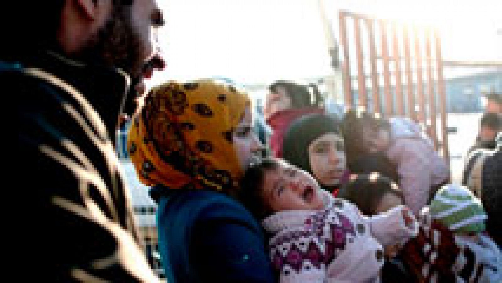 Telediario 1: Los combates en Alepo provocan una nueva emergencia humanitaria en la frontera turca  | RTVE Play