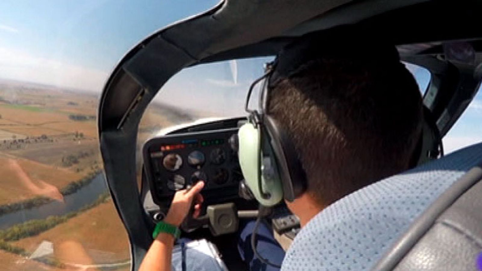 Un día en una escuela de pilotos