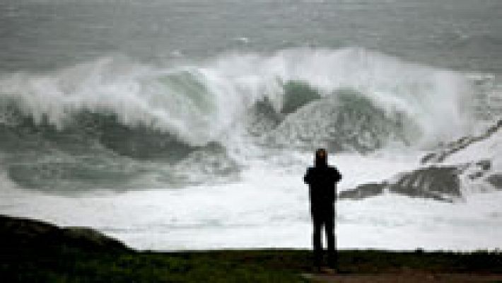 Viento fuerte y lluvia en Galicia y sistemas montañosos