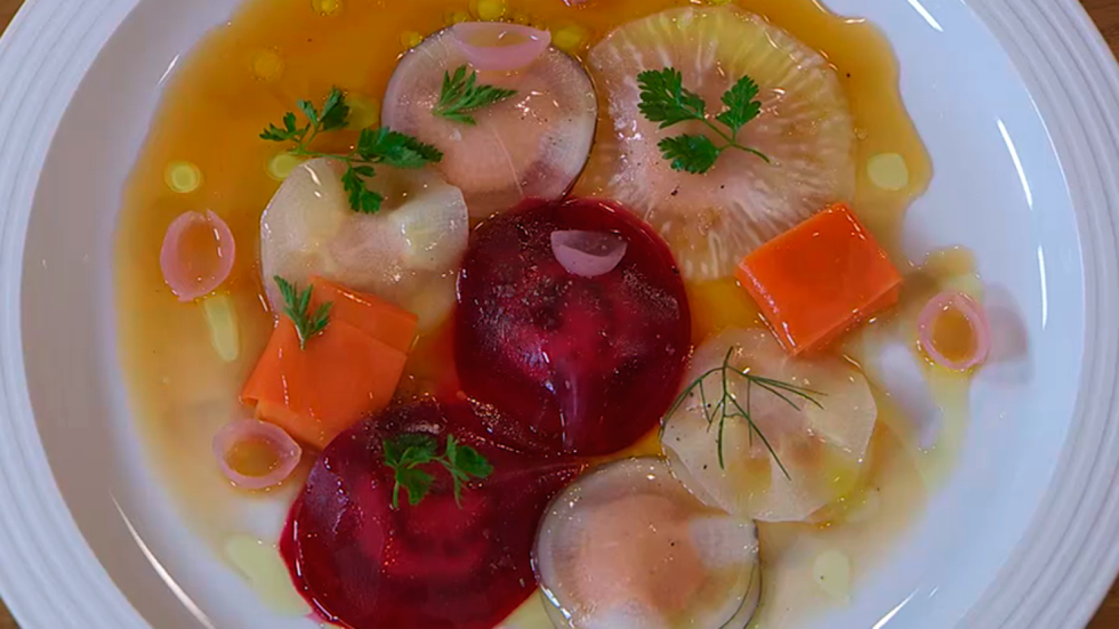 Receta de Ravioli de verduras asadas