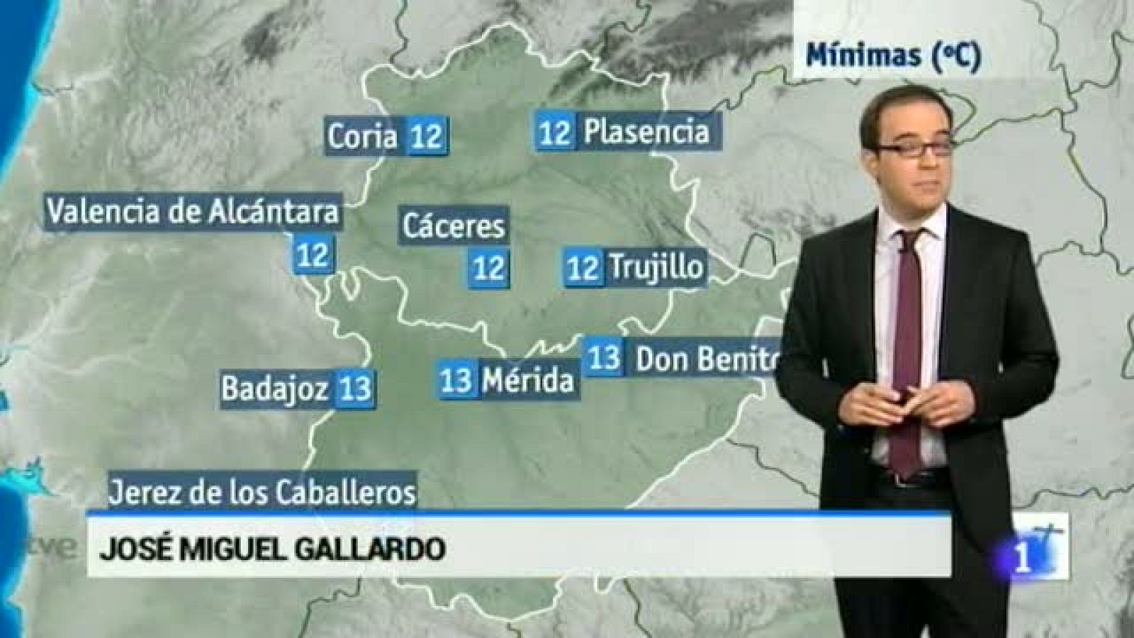 El tiempo en Extremadura - 11/02/16